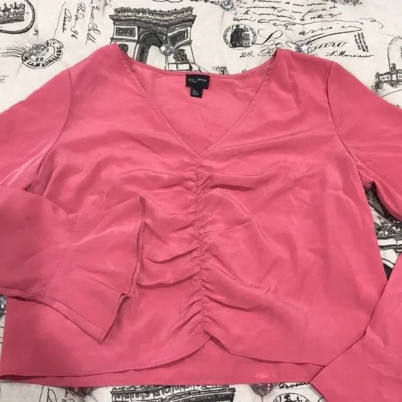 Free Press Ruched Bell Sleeve Top - Picture 4 of 8